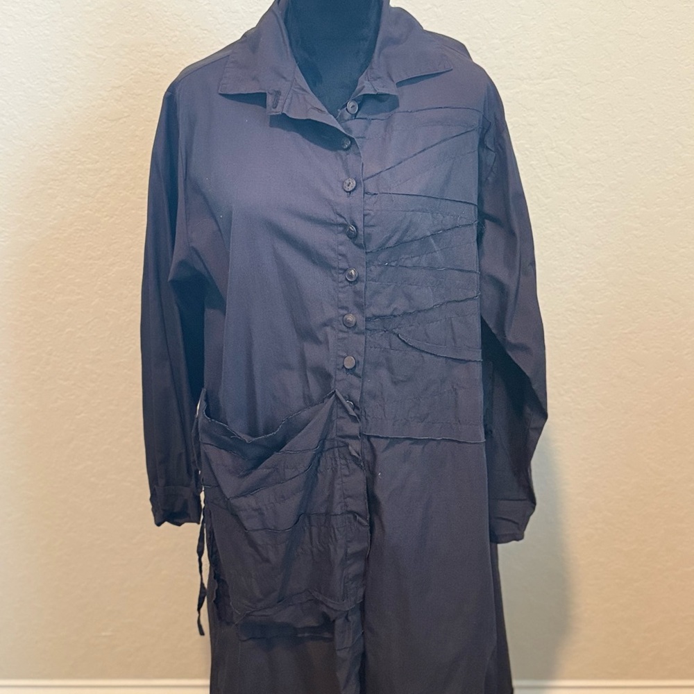 Classic Black Trench Coat Krista Larson